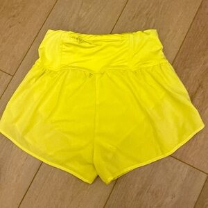 Bright Yellow Women's Shorts